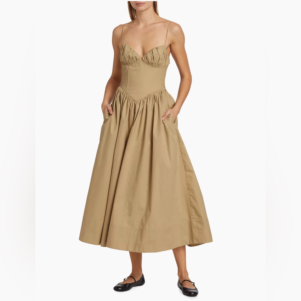 Nwt Ronny Kobo Carmine Dress In Sand Medium